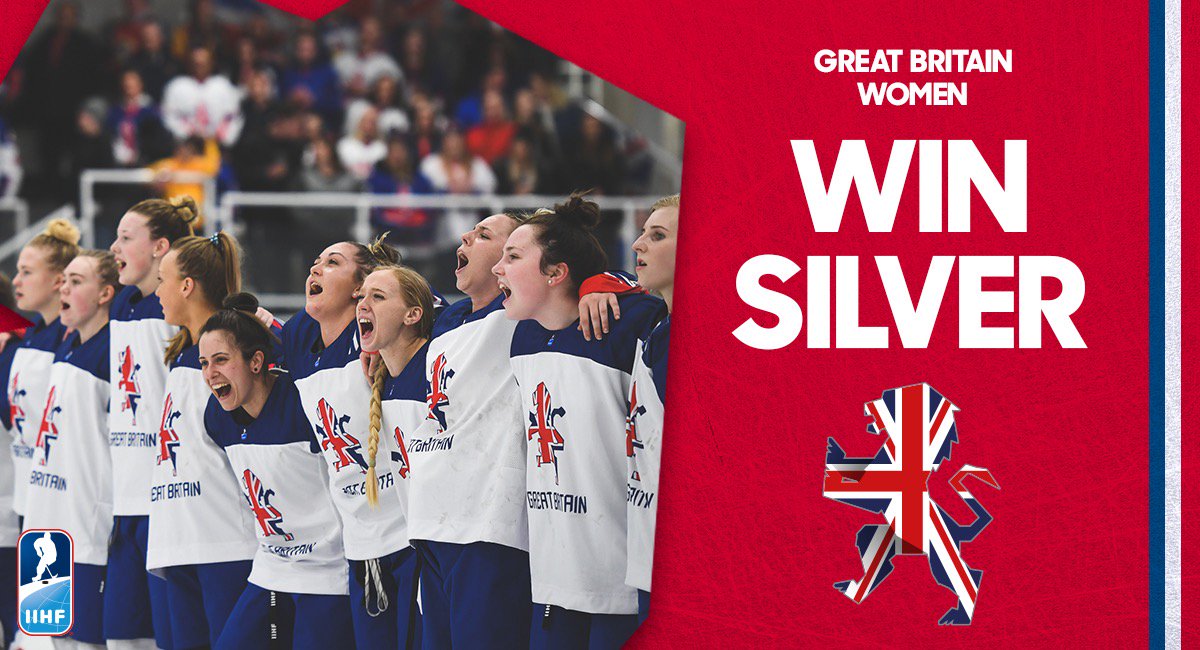 IceHockeyUK's tweet photo. GREAT BRITAIN WOMEN WIN THE SILVER MEDAL!!!

Final score: GB Women 2-1 DPR Korea Women 

#LionessRoar #WhoRunTheWorld https://t.co/zza8QkDQ8q