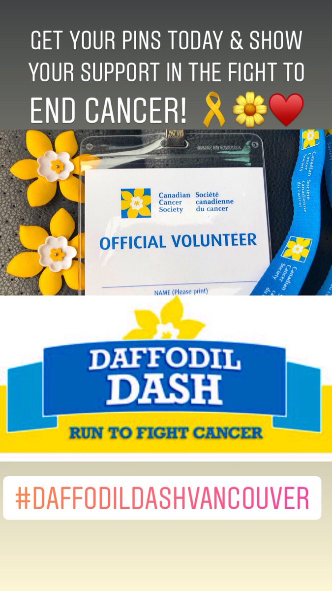 ExpertsVancity's tweet image. Show your support in the fight against cancer by wearing a Daffodil Pin 🎗♥️🌼 #CanadianCancerSociety #DaffodilPins #Vancouver #DaffodilDash #Volunteer