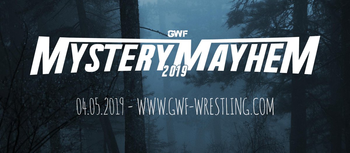 The champions: @TarkanLionKing, @AngelicoAAA, #DieMuskelKater and @arash_GWF. The challengers: @pascalspalter, @Lost_Rebel_BB, #MichaelKovac and @Justin_Wylde1. But who will challenge for which title? We will find out on May 4th at #MysteryMayhem! Tickets: gwf.tickettoaster.de