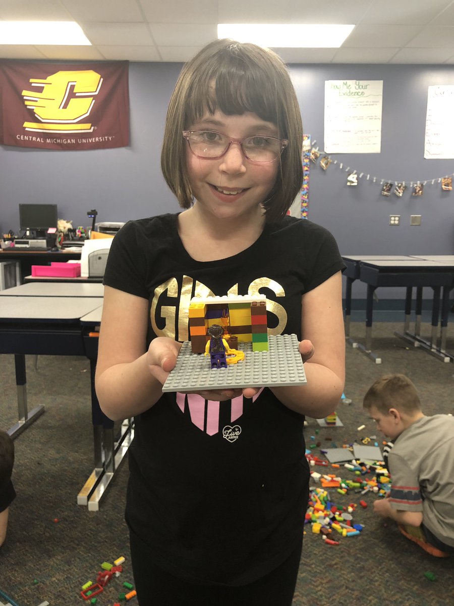 MissDarnell7's tweet photo. “What is one way that you use water on Earth?”         We has a rocket ship that takes water from Earth to the Moon, a well that has a pump, and a firefighter that makes fire disappear. I am more and more amazed with my robotics students every session! https://t.co/m0MAzFa4jC