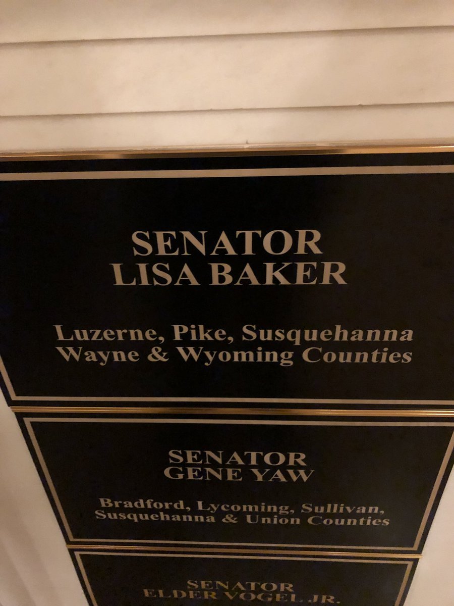 Great to meet with <a href="/SenLisaBaker/">Senator Lisa Baker</a> representing <a href="/PennsylvaniaDAs/">PDAA</a> with <a href="/Snydercountyda/">Heath Brosius</a> <a href="/BerksDA/">Berks County DA</a> <a href="/yorkcounty_da/">York Co. Dist. Atty.</a> <a href="/DauphinCountyDA/">Dauphin County District Attorney's Office</a> and Luzerne County DA Stefanie Salavantis. We all appreciate Senator Baker’s support of crime victims.