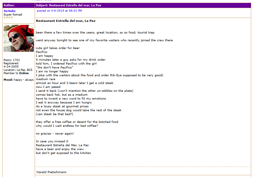 Of course ones can live the lifestyle of luxury with 30,000,-US $ collected in 2 donation drives (the sum he declared in his own posts). Talking about crooks at Baja. Trying to figure out if that guy ever paid any tax for his tourism biz he run.....
