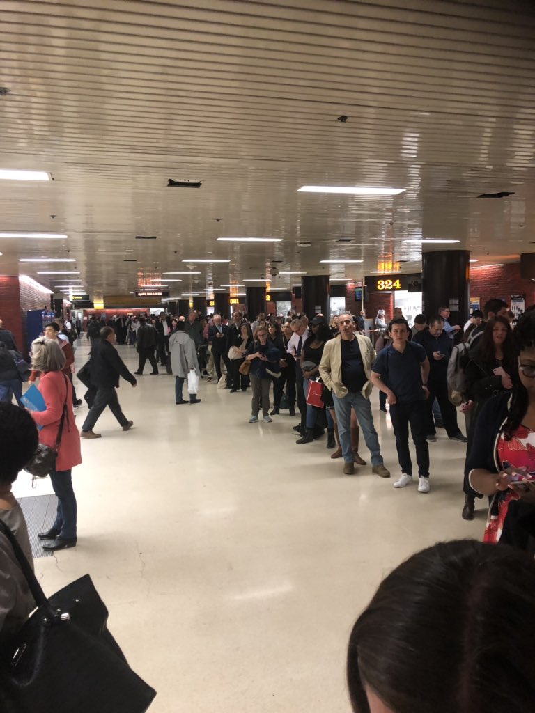 KathrynJSt's tweet photo. @NJTRANSIT  when the 5.50pm 196 bus from Port Authority just doesn’t show up and it’s not on your alerts and there is not one single employee to be found .... https://t.co/T1uqKCM2GO