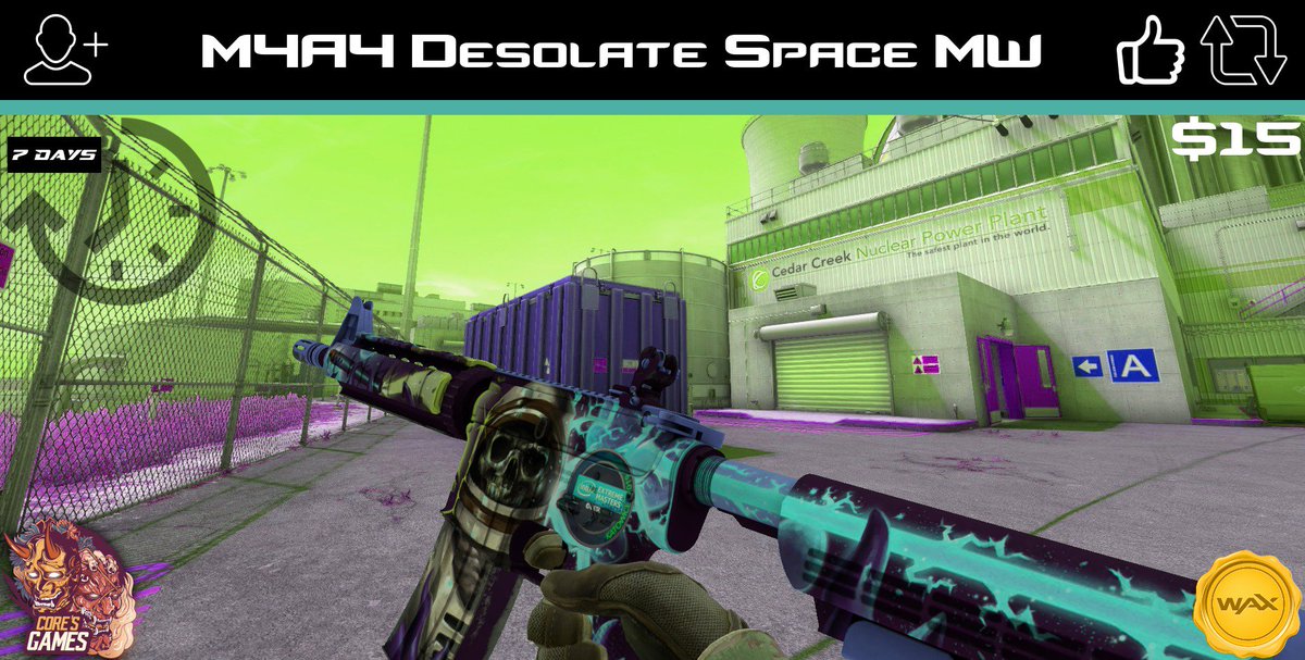 Core_Dummy's tweet photo. #CSGOGiveaway 
#Birthday Celebration! 🥳Week 2
🌌Desolate Space MW - $15🌌

To Enter: 
💥Follow me and @wax_io 
💫Retweet
😍Tag a Friend
💫Retweet my Pinned Tweet (Birthday Giveaway) ❗️Important ❗️ 

Winner in 7 Days
GLHF Bros!
#SupportSmallStreamers #legit #WAXOnStream https://t.co/2FOEhGBrwk