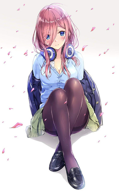 団子さんがTwitterに投稿した中野三玖(五等分の花嫁)のイラスト。