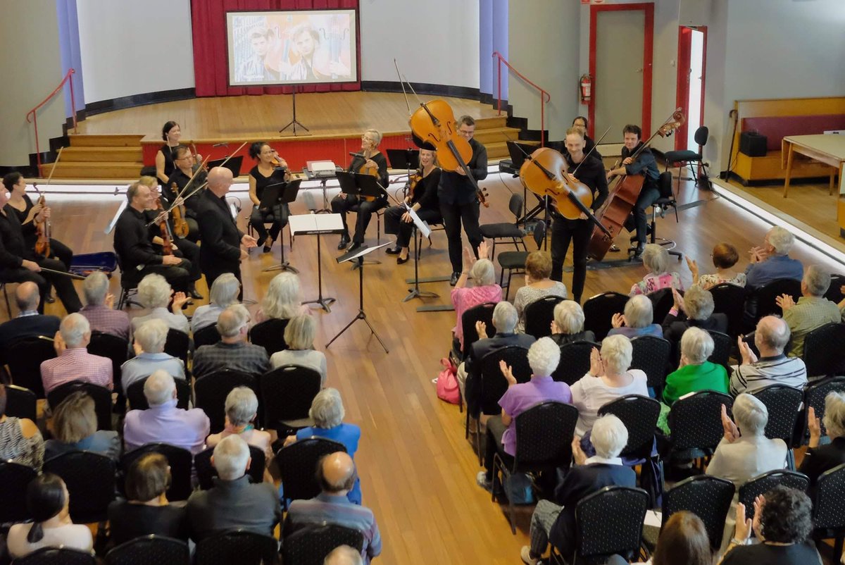 Adelaide Symphony Orchestra (@the_aso) on Twitter photo We're on the road with 14 musicians delivering FREE concerts in Community Centres around Adelaide this week with <a href="/CommCentresSA/">Community Centres SA</a>. Today we're in Pooraka at 10am, and Hillcrest at 2pm. Find your nearest centre and join us this week here - bit.ly/CCCS19 We're on the road with 14 musicians delivering FREE concerts in Community Centres around Adelaide this week with <a href="/CommCentresSA/">Community Centres SA</a>. Today we're in Pooraka at 10am, and Hillcrest at 2pm. Find your nearest centre and join us this week here - bit.ly/CCCS19