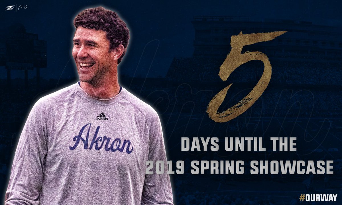 ZipsFB's tweet photo. 5 DAYS until the first Spring Showcase of the Arth Era in the 3️⃣3️⃣0️⃣‼️ Bring your family and friends for a day of Zips Football 🦘

#OurWay | #HereToDevelop https://t.co/T3635MOshB