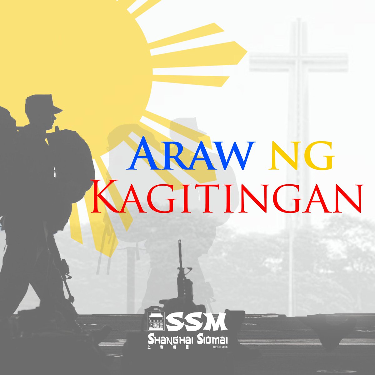 Maligayang Araw ng Kagitingan!🇵🇭

April 9 is a national holiday to commemorate our veterans who fought for our country's freedom during WWII.
#ArawNgKagitingan
#DayOfValor