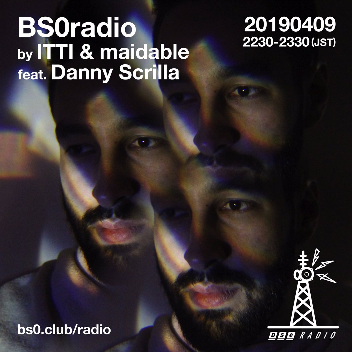 OSAM_GREENGIANT's tweet image. Tonight #BS0radio 
by @Ittijpn &amp;amp; @maidable 
ft. @Danny_Scrilla
22:30-23:30 (JST)
go.bs0.club/radio20190409
今夜のBS0radioは、今週末4/12(金)東京、4/14(日)大阪を巡る、Danny Scrillaの来日特集。
#BS0 
東京公演 @CIRCUSTOKYO には @soiproductions も参加します！