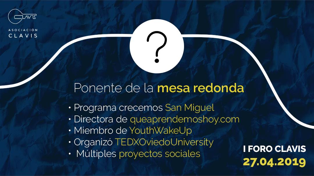 El primer ponente que revelamos para la mesa redonda, una de las actividades del evento, es una gran persona con una carrera formidable #Ponentes #IForoClavis #Clavis #Work #Event #Reveal.

No olvides comprar tu entrada para el primer foro clavis en buff.ly/2Kk9qGU