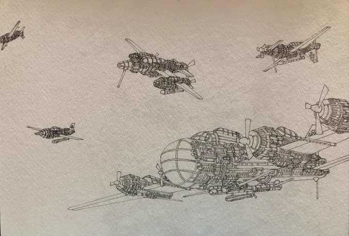 ペン画完成しました! 