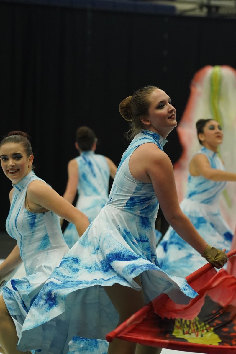 MsDanceDebs's tweet photo. Azle Varsity at WGI.  O'Keeffe on my Mind #azleISDway #azleisd #oneguard #azleguard @azleisd @azleisd1 @TheAzleNews @CityofAzle https://t.co/TAOr7hiSj3