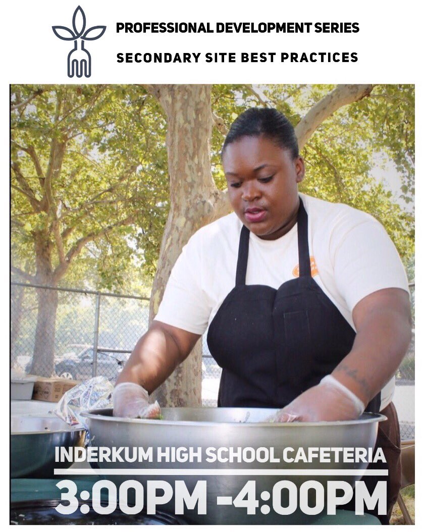VinceCaguin's tweet photo. Our first Professional Development class starts tomorrow with Secondary Best Practices. This peer led training will cover practical and effective ways to manage time, stay organized, and display appealing meals. https://t.co/5NMwWrDXSn