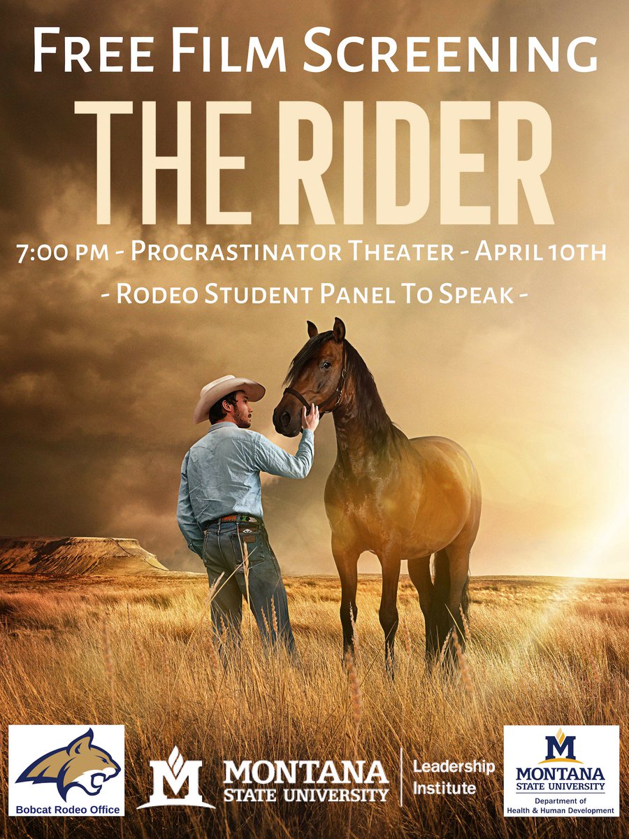 MSU_Leadership's tweet photo. FREE award-winning film screening on Wednesday at 7:00 p.m. at @montanastate's Procrastinator Theatre. 97% on Rotten Tomatoes!
https://t.co/QndVTpqH4Y https://t.co/8m0E0bx1tj