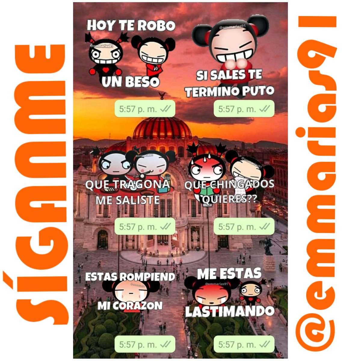 Toda persona con relación tóxica necesita estos stickers... (PUCCA)

RT RT RT PARA ABRIR GRUPOS PARA LOS PRIMEROS 257 DE CADA GRUPO. 🙌

Estos igual estarán en la página donde los podrán encontrar muy pronto. ✨🔥