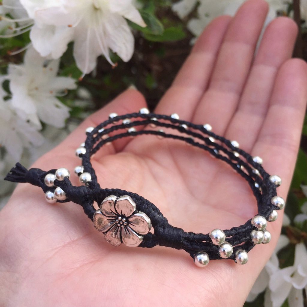 ZoeBirdDesigns's tweet photo. Oh, how I love #Spring! My azaleas are in full bloom, bumble bees are buzzing (and setting off the motion detector in my back yard 😆) and orders are coming in for my apple blossom #bracelet again! Yep! It must be #springtime! https://t.co/9bLZlLOoLX