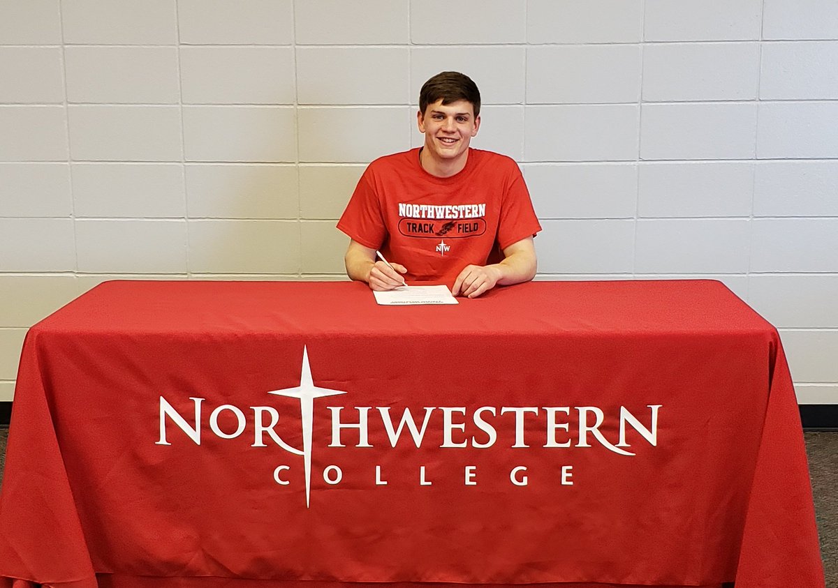 NWCTRACK's tweet image. Excited to welcome Brandon Valley's Jordan Blok to the Red Raider T&amp;amp;F Family!