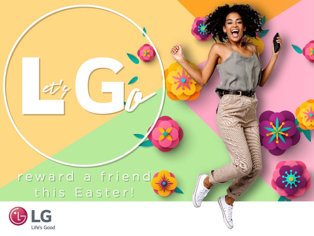 LGEastAfrica's tweet photo. The LG Easter rewards are here!
Share this with a friend who needs an Easter present, and tell them to drop a comment below! They could be our weekly winner of an LG microwave or an LG HiFi audio system. #LetsGo https://t.co/G72DDaHRVD