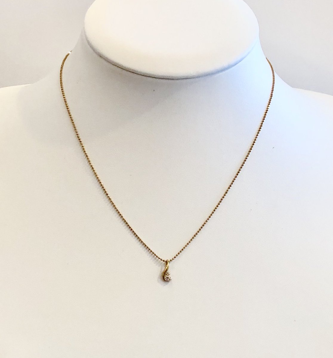 K18ダイヤネックレス