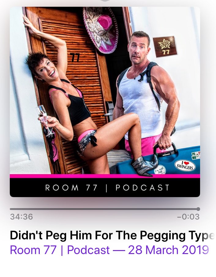 SwingDownUnder's tweet photo. #projectyellowband is in full swing at @Room77podcast with @Sarah_Clayton81 this May!
Get in, amongst and around R’s sore ass, festy face, premature ejaculation & L’s libido switch
#Podcast #PodernFamily #Perverts https://t.co/21tivIEIzb