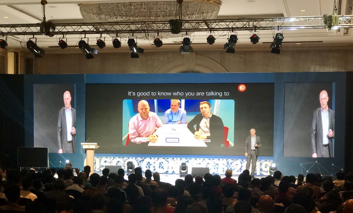 BowmanCJ's tweet photo. Intelligent Meetings. #AI &amp; Analytics delivering a plethora of new possibilities for Indonesian 🇮🇩 business. .@ciscoapac .@CiscoCollab .@rdodswor .@Webex #CiscoConnectID https://t.co/FvEJr6rgJu