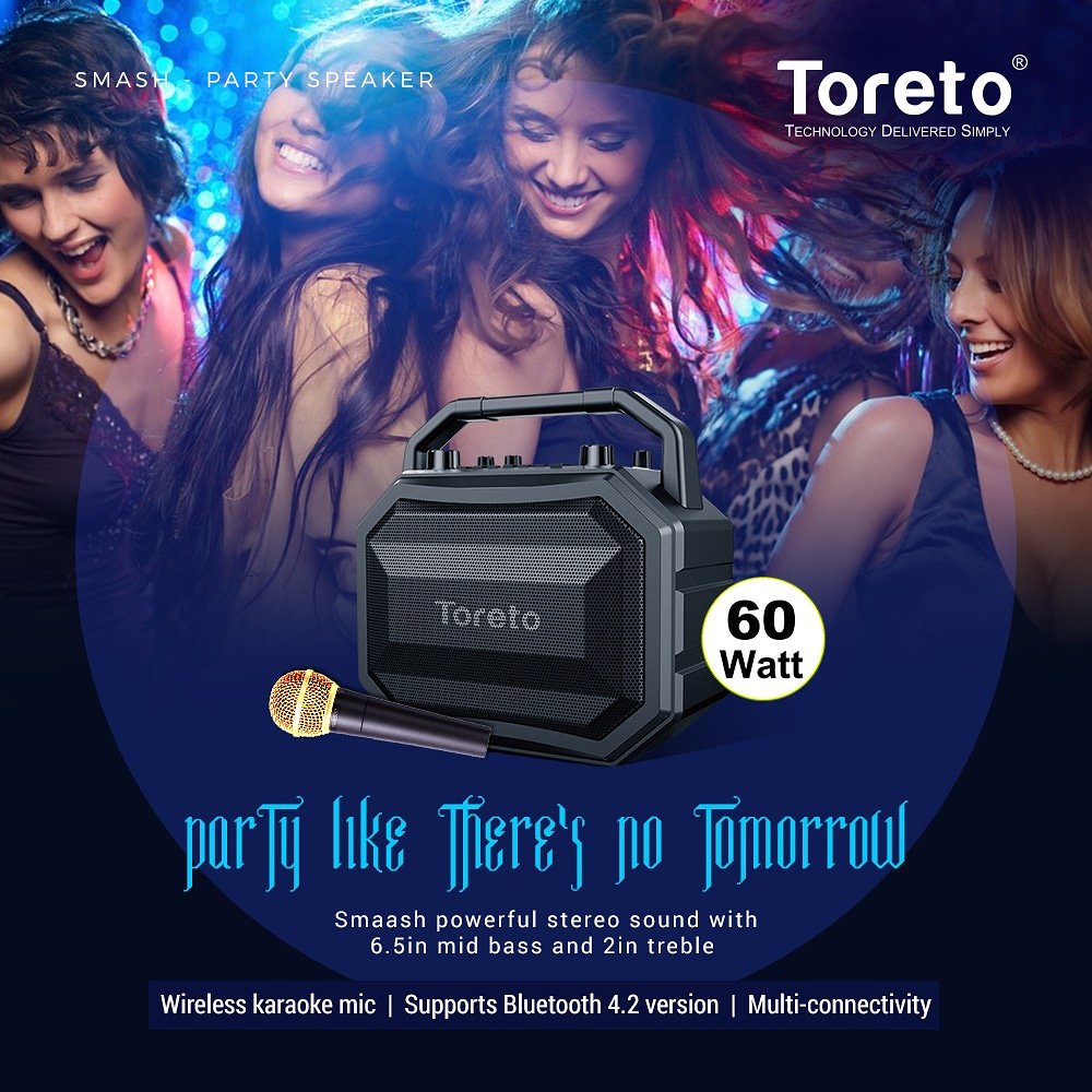 toreto smash party speaker