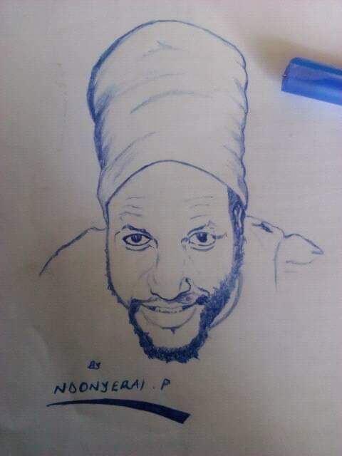 HonMugwagwaT's tweet photo. This is what my friend Prosper Ndonyerai did in honour of Di Bigman. Please retweet until @winkydonline sees it. https://t.co/RJFnMh9d1d