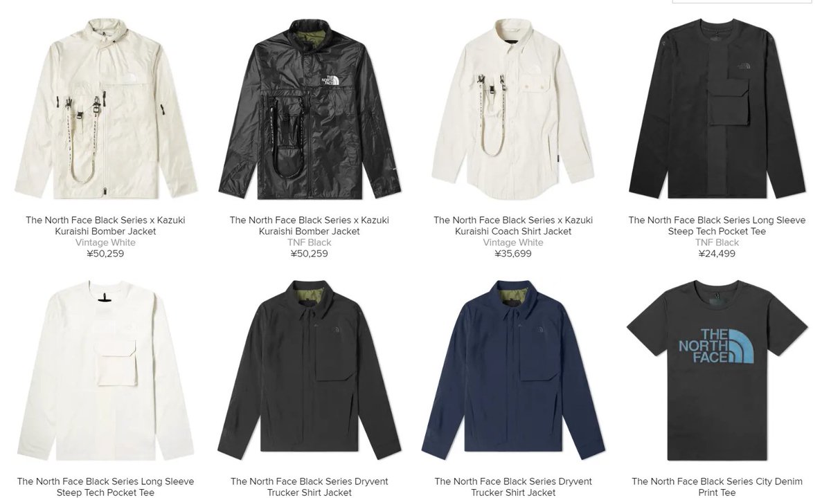 END kazuki kuraishi x THE NORTH FACE BLACK SERIES 2019 S/S (倉石