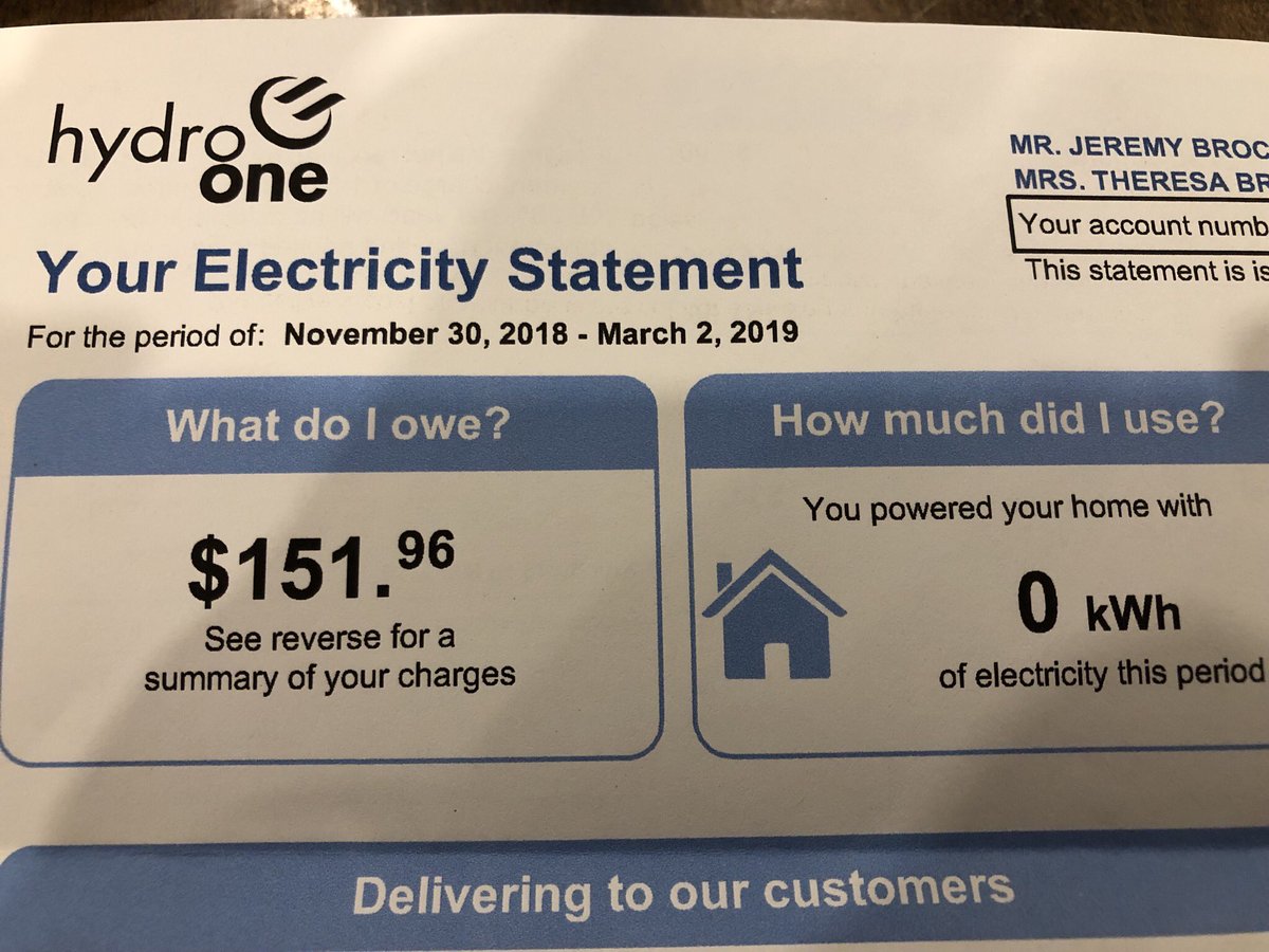 Hydro One On Twitter Hi Jeremy We Understand Your Concern And Our Team Is Here To Help Answer Any Questions If You Would Like To Connect With A Member Of Our Team