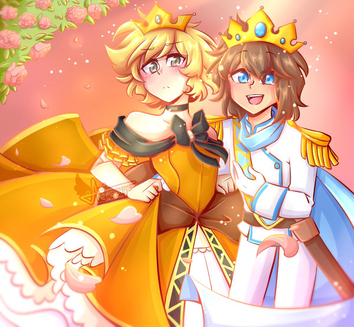 Este año me voy a dedicar a subir bastante Nostalshit (?) Hay cosas que creo valen la pena rescatar xd Y al mismo tiempo ya quiero meter más de mis otros preciosos fandoms <3

So... Recuerdan a este príncipe y a su hermosa princesa~?
#FNAFHS #FHS #Golddy 💙💛

feb 2017 / abr 2019