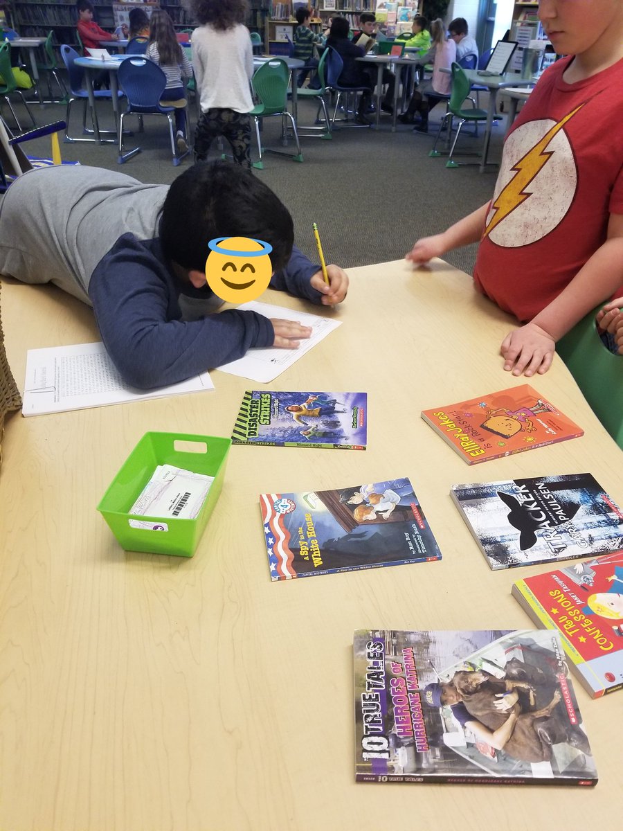 PES_Library's tweet photo. Another successful day of Book Tasting!  @Mrs_Bourque3 #inspiringsuccess #connect2psd https://t.co/w1xQPXo3IU