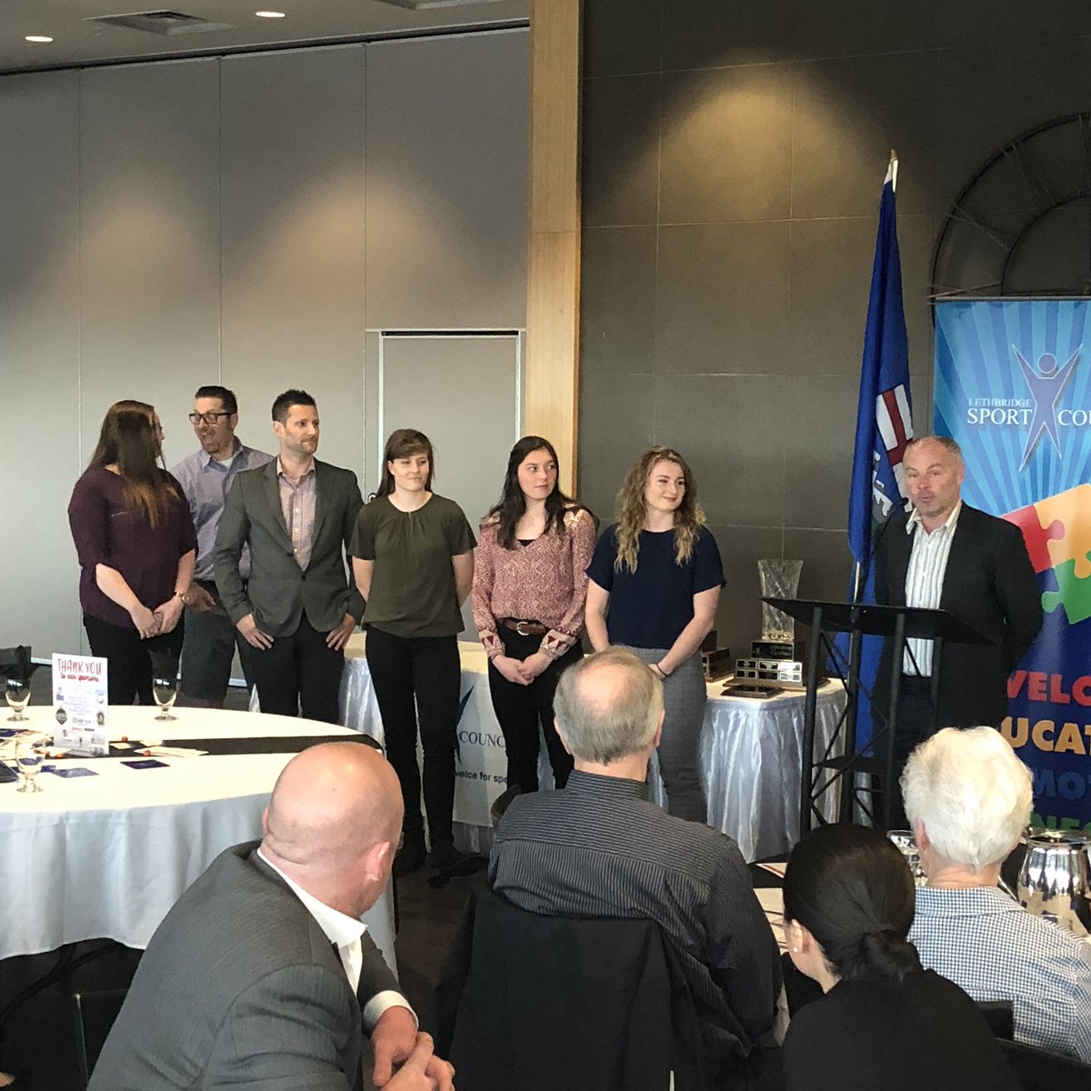 LethbridgeSport's tweet photo. Congratulations to Lethbridge College Kodiaks Women’s Soccer Team as #LSCAA Amateur Team for 2018 https://t.co/llT7264Nf2