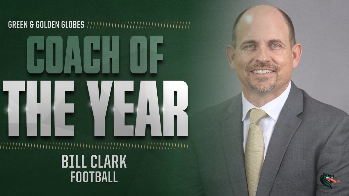 Your male winner for Coach of the Year goes to <a href="/UAB_FB/">UAB Football</a> head coach Bill Clark‼️ Congratulations Bill👏

#GGG19🐲🔥