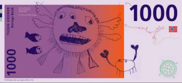 ノルウェーの紙幣デザインボツ紹介！かわいい♪