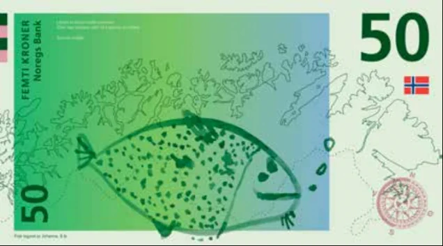 ノルウェーの紙幣デザインボツ紹介！かわいい♪