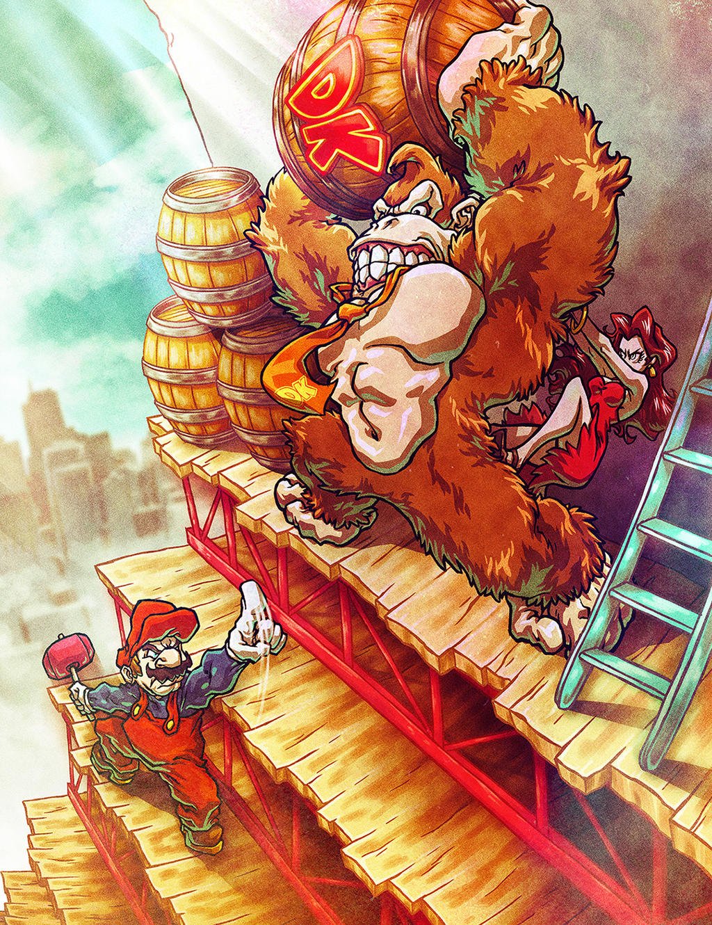 Super Mario AU- Donkey Kong by GavinoElDiabloGuapo on DeviantArt