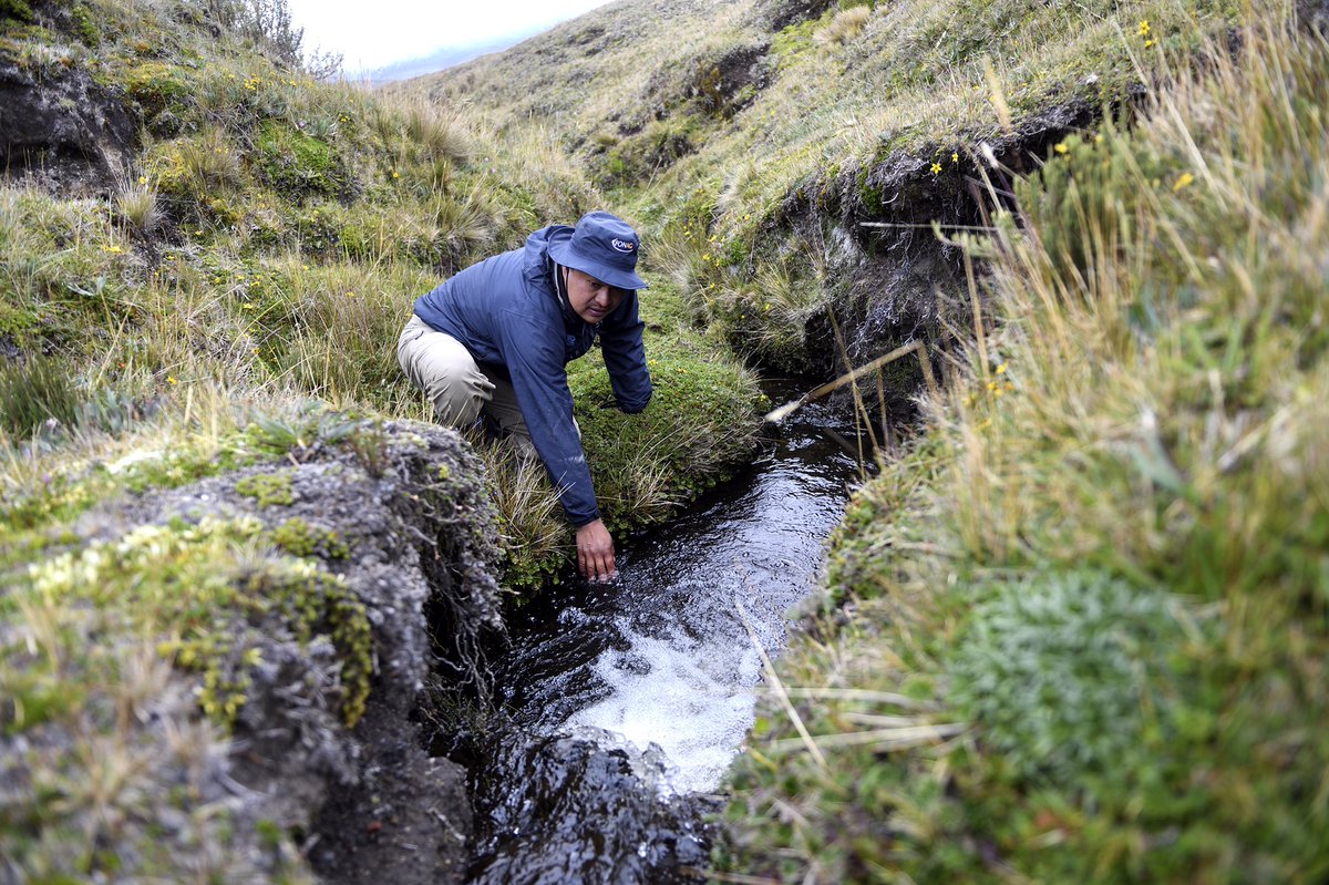 Monitoring water levels and quality in the Andean mountain ranges is fundamental for water supply in the lowlands. Ecuador‘s water fund <a href="/fonag/">FONAG | El primer Fondo de Agua del mundo</a> plays a crucial role.