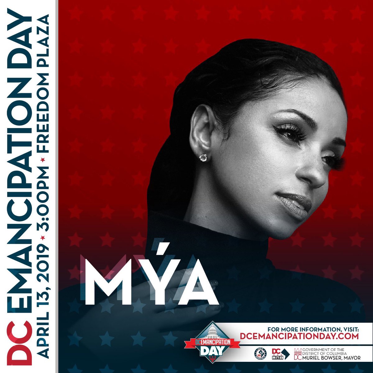 #Washington #DC 
See you this #Saturday #April13 @ #FreedomPlaza celebrating #DCEmancipationDay - the historic day when President Lincoln signed the Compensated  Emancipation, freeing 3,185 enslaved persons in Washington, DC. DCEMANCIPATIONDAY.COM
MYAMYA.COM/EVENTS