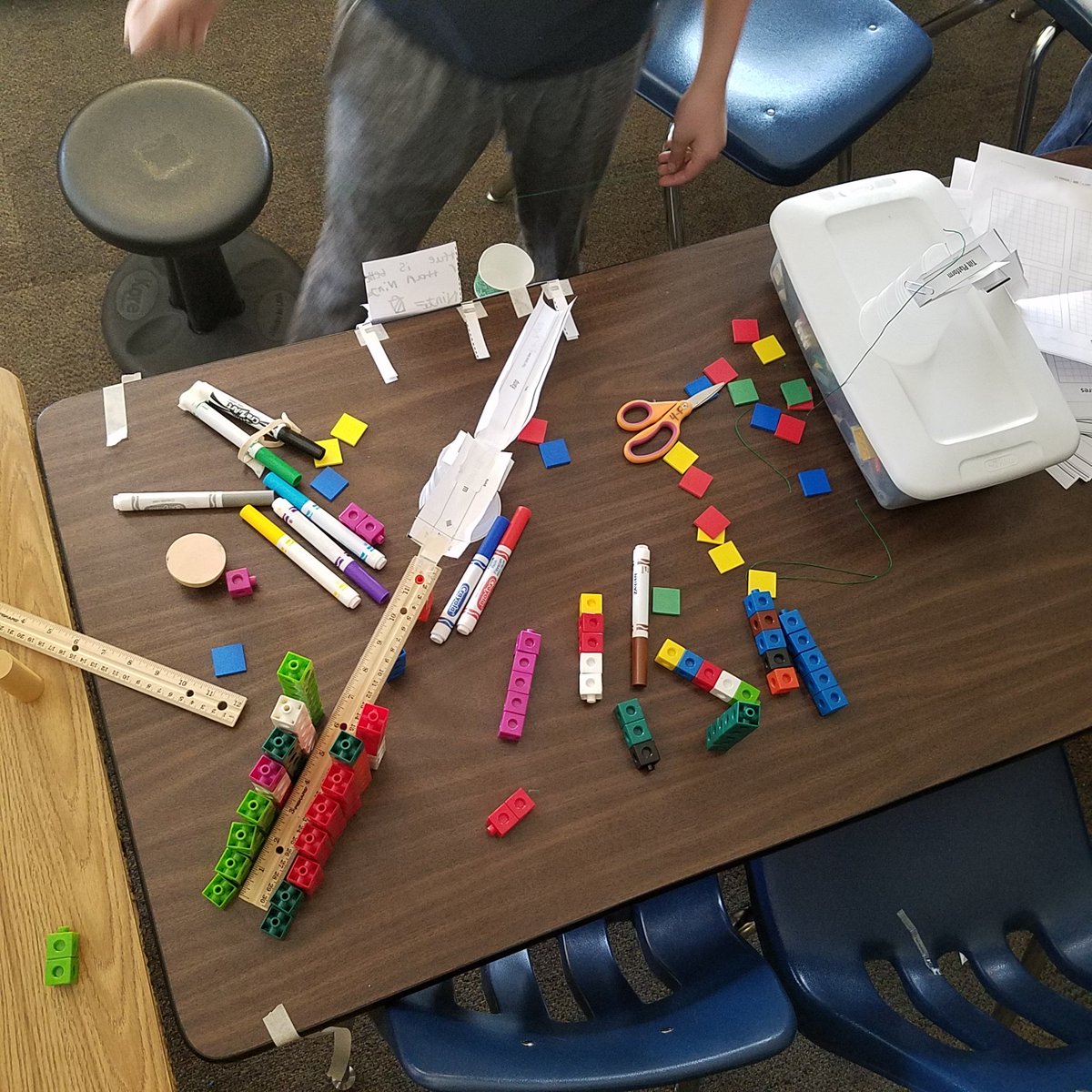 JessicaFrohlic2's tweet photo. Rube Goldberg machines are awesome! I'm so glad to have Mystery Science as part of our science curriculum! So engaging and fun! #learnbps https://t.co/qQzmAzv1IU