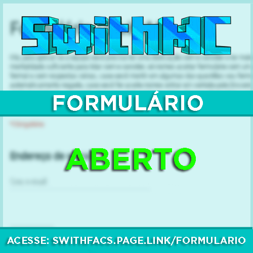 SwithMC's tweet photo. 📋 Olá, você quer fazer parte da equipe do servidor? acabamos de liberar o formulário, desejamos que uma boa sorte a todos!

👏Link: https://t.co/GvnSsEH5Ab https://t.co/K5MtluJPnr