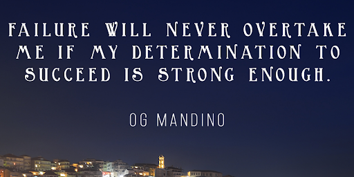 tomesper's tweet image. Memories - ON THIS DAY 7 YEARS AGO:

"Failure will never overtake me if my determination to succeed is strong enough." - Og Mandino
 
- Originally shared via @TheZigZiglar on Twitter / X 4/11/2019 
x.com/TheZigZiglar/s…

#Quote #Determination
#Strength #Success #Winner
.