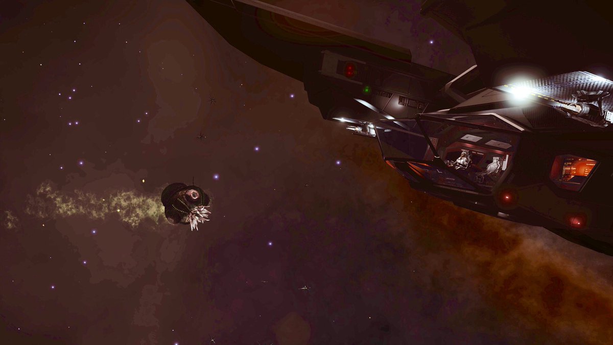 Twsly76's tweet photo. ⁦@EliteDangerous⁩ had to make it brighter. I called him sparkles https://t.co/ipCoiZ24fi