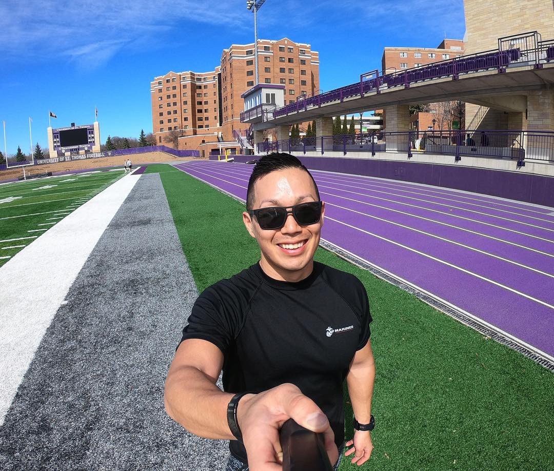 BrentSilkey's tweet image. As a former track and field guy, I LOVE running on a wide open track!

Less than two weeks until my personal @30forFreedomRun 30 miler.

The stadium at UST is gorgeous &amp;amp; I finished my workout just as the team arrived!

#30forFreedom #trackpractice #marathontraining