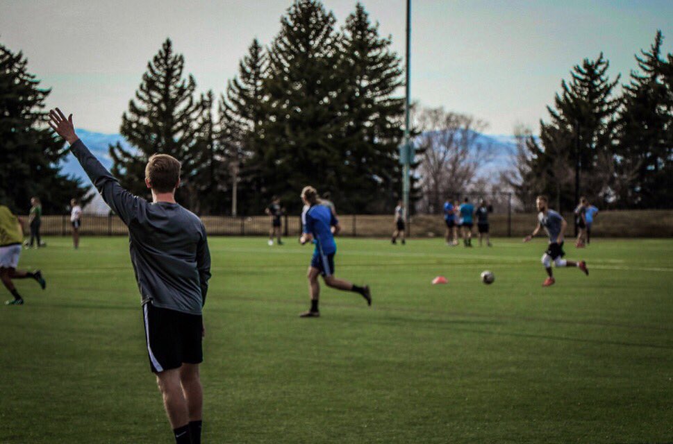 usumensoccer's tweet photo. Who else is excited for our first home game of the Spring?!🙋🏼‍♂️Saturday night | 6:30pm | Weber State. #usumensoccer #goaggies https://t.co/OWvHX5wbeR