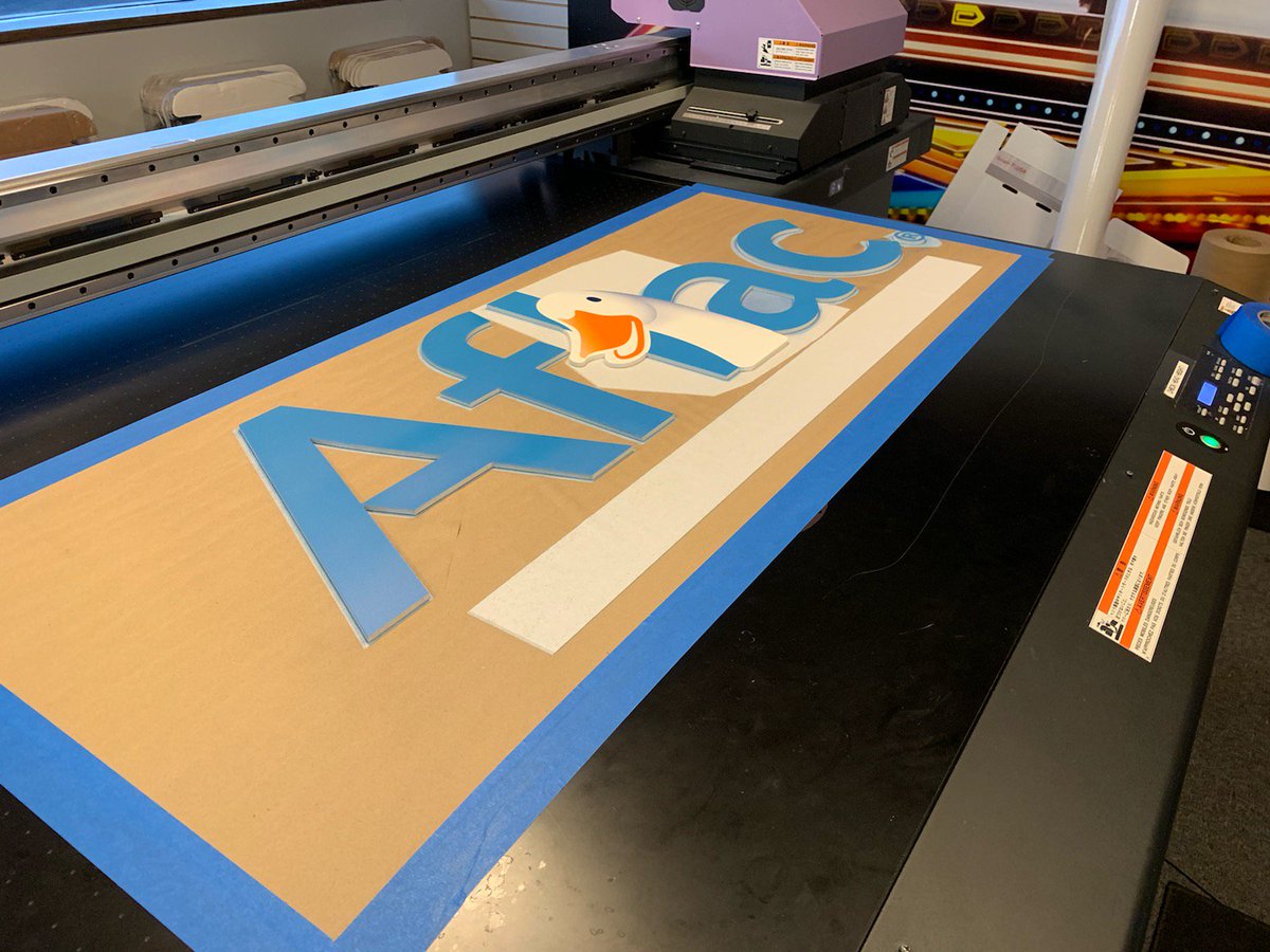 Custom 3D #Aflac #office #sign for #milford #ct