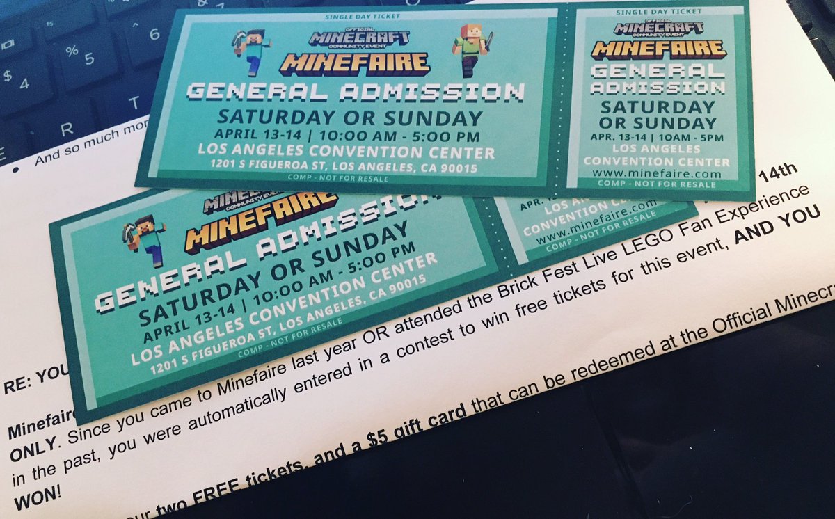 UltimusMC's tweet photo. Well this was an awesome surprise! Thank you, @minefaire!! https://t.co/yLCyN7Hn9n