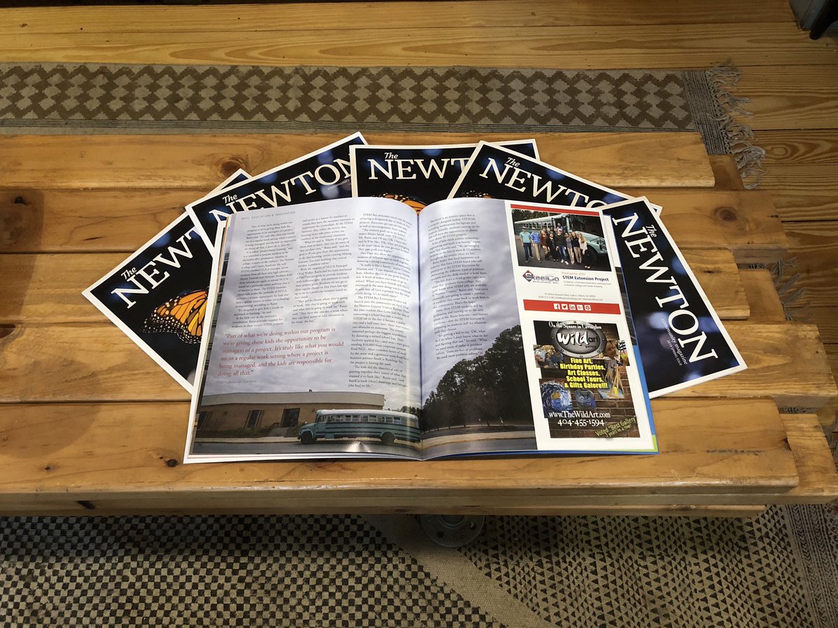 Check out this awesome article in newest edition of The Newton to learn all about The STEM Extension Project! 📖👀