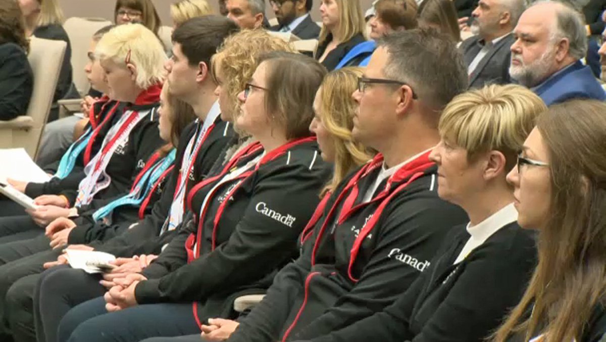 CTV News Calgary (@ctvcalgary) on Twitter photo Warm welcome for returning Special Olympics athletes after representing Canada in Abu Dhabi. <a href="/ctvkevingreen/">Kevin Green</a> reports from Calgary city hall. bit.ly/2Ir6xBT #yyc #yyccc <a href="/SpecialOAlberta/">Special Olympics Alberta</a> #SpecialOlympics Warm welcome for returning Special Olympics athletes after representing Canada in Abu Dhabi. <a href="/ctvkevingreen/">Kevin Green</a> reports from Calgary city hall. bit.ly/2Ir6xBT #yyc #yyccc <a href="/SpecialOAlberta/">Special Olympics Alberta</a> #SpecialOlympics