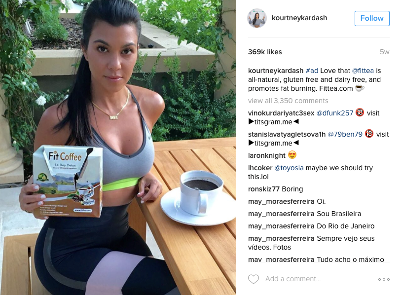 erickmpha's tweet photo. We've probably all seen social media influencers like the Kardashians advertising get skinny quick tea/coffee. As we probably know, these regimens seldomly work in isolation. Do you think these messages by influencers are having damaging effects on our society? #SocMarBU https://t.co/7LsNnckeTO