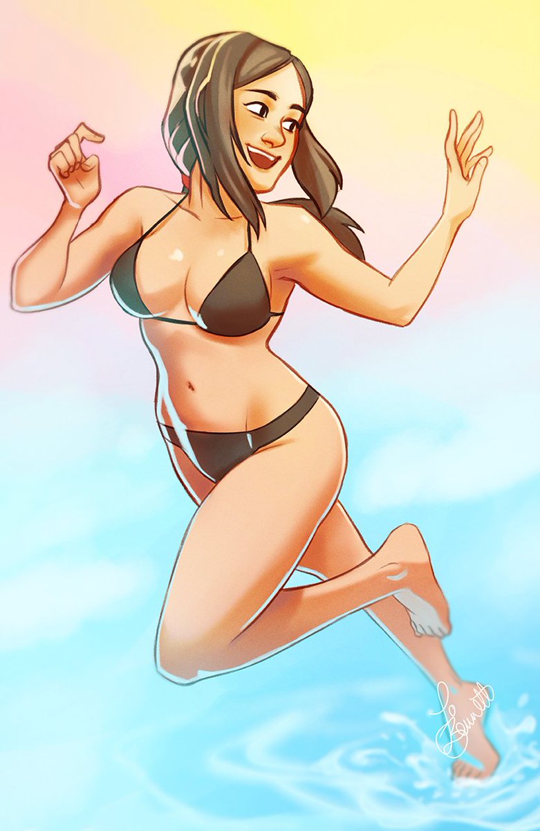 LoBelmont's tweet photo. I needed to draw something for @danhowardart . I am just sorry that it took me so long to, and that he's not here to see it. He has influenced me more than even I know, and I wanted to draw his OC Mia. https://t.co/775PdJi6go